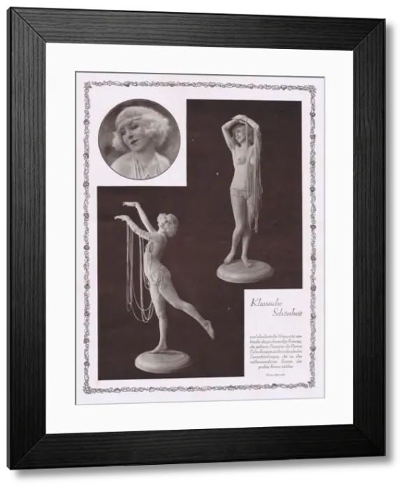 Framed Print : Portraits of the dancer Roseray in Herman Hallers Noch und Noch, Admiralspalast Framed Print : Portraits of the dancer Roseray in Herman Hallers Noch und Noch, Admiralspalast