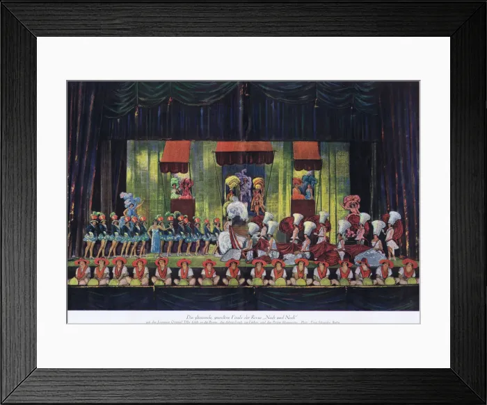 Framed Print : The finale of Herman Hallers Noch und Noch, Admiralspalast Framed Print : The finale of Herman Hallers Noch und Noch, Admiralspalast