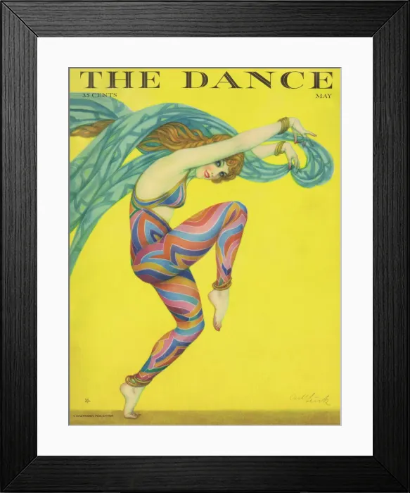 Framed Print : Cover of Dance Magazine, May 1927, featuring Beryl Halley of Rufus Le Maire Framed Print : Cover of Dance Magazine, May 1927, featuring Beryl Halley of Rufus Le Maire