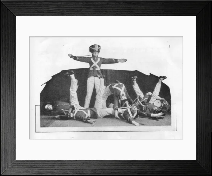 Framed Print : The Dance of the Wooden soldiers, July 1925. Posed by pupils of the Ethel Framed Print : The Dance of the Wooden soldiers, July 1925. Posed by pupils of the Ethel