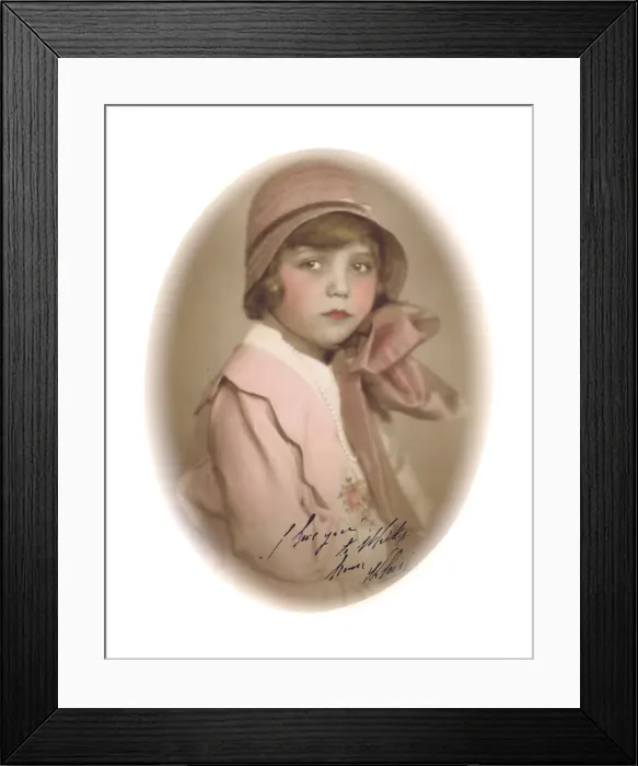 Framed Print : Jenny Dollys adopted daughter Klari, early 1930s Date: early 1930s Framed Print : Jenny Dollys adopted daughter Klari, early 1930s Date: early 1930s