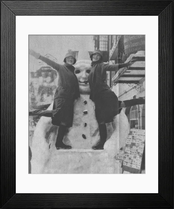 Framed Print : The Dolly Sisters in St Moritz, 1927 Date: 1927 Framed Print : The Dolly Sisters in St Moritz, 1927 Date: 1927