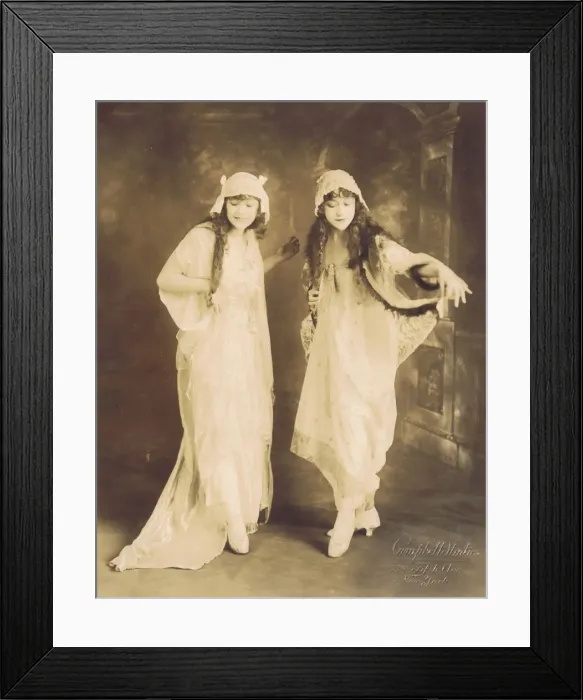 Framed Print : The Dolly Sisters in His Bridal Night, 1916, New York Date: 1916 Framed Print : The Dolly Sisters in His Bridal Night, 1916, New York Date: 1916