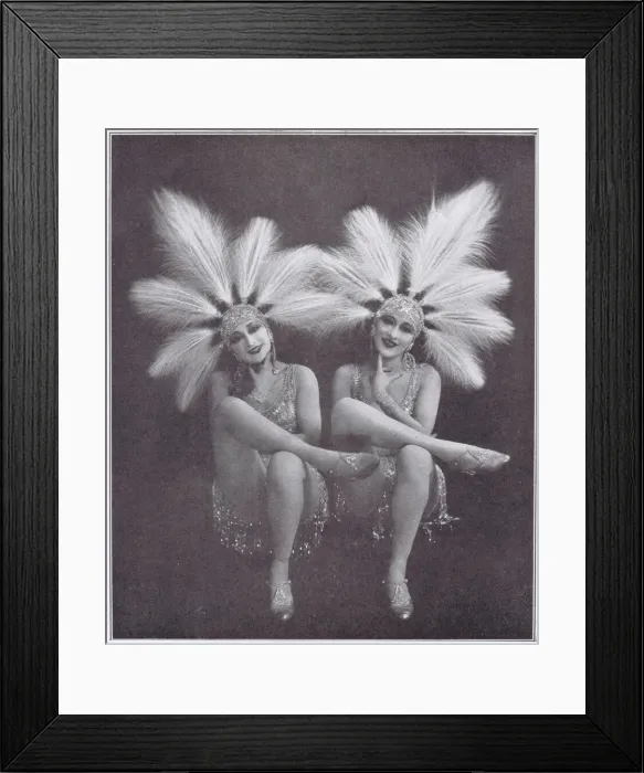 Framed Print : The Dolly Sisters in Paris en Fleurs, Casino de Paris, Paris, 1925 Date: 1925 Framed Print : The Dolly Sisters in Paris en Fleurs, Casino de Paris, Paris, 1925 Date: 1925