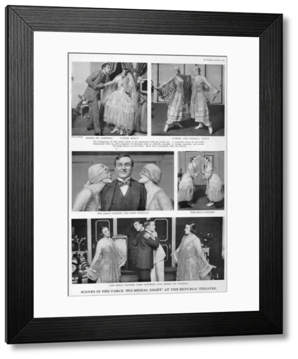 Framed Print : Several views of The Dolly Sisters in His Bridal Night, 1916, New York Date: 1916 Framed Print : Several views of The Dolly Sisters in His Bridal Night, 1916, New York Date: 1916