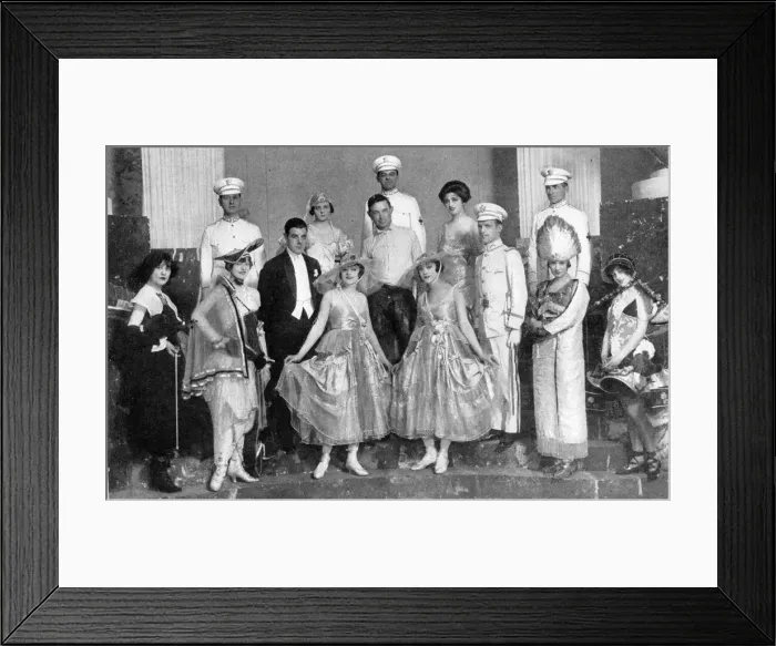 Framed Print : The Dolly Sisters in Ziegfelds Midnight Froclic, New York, 1916 Date: 1916 Framed Print : The Dolly Sisters in Ziegfelds Midnight Froclic, New York, 1916 Date: 1916