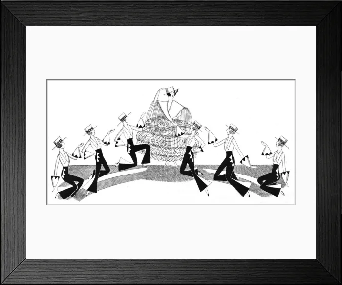 Framed Print : Sketch by Fish of a scene at the Midnight Follies cabaret, Metropole Hotel, London Framed Print : Sketch by Fish of a scene at the Midnight Follies cabaret, Metropole Hotel, London