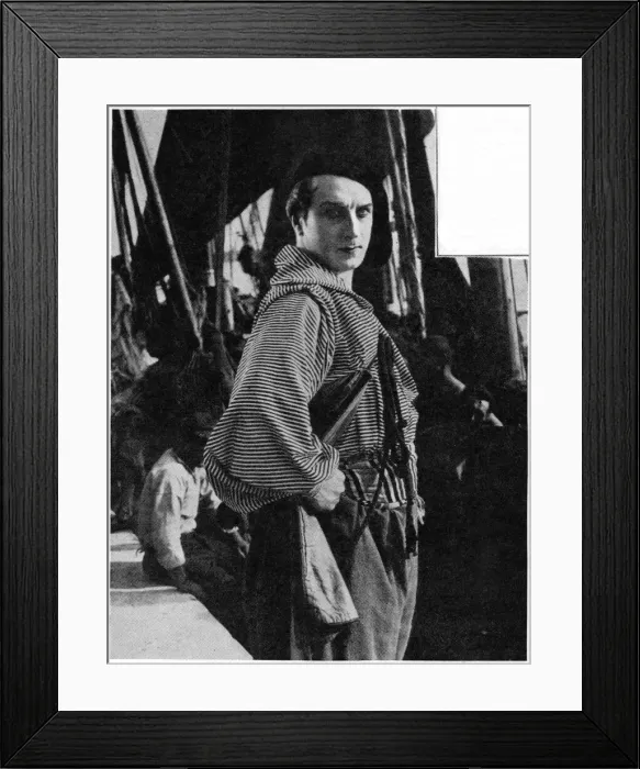 Framed Print : Ivan Mosjoukine in a scene from the film Casanova (1927 Framed Print : Ivan Mosjoukine in a scene from the film Casanova (1927