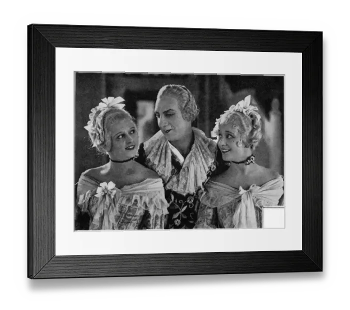 Framed Print : Ivan Mosjoukine, Mme Losavitch and Mme Veldi in a scene from the film Casanova (1927 Framed Print : Ivan Mosjoukine, Mme Losavitch and Mme Veldi in a scene from the film Casanova (1927