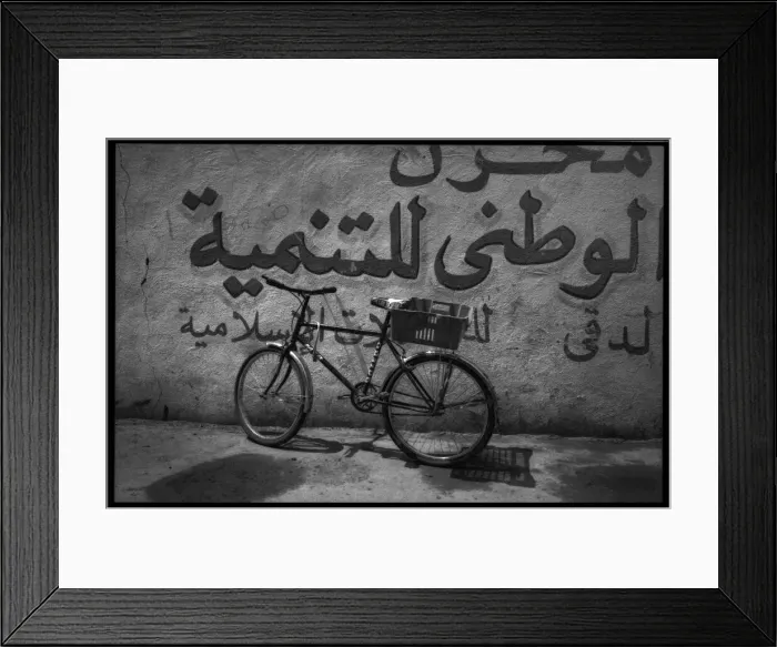Framed Print : Egyptian bike, Cairo, Egypt. Date: 1980s Framed Print : Egyptian bike, Cairo, Egypt. Date: 1980s