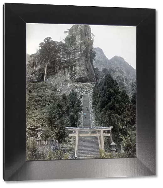 Nakanotake Shrine, Mount Myogi, Japan, circa 1880s. Date: circa 1880s
