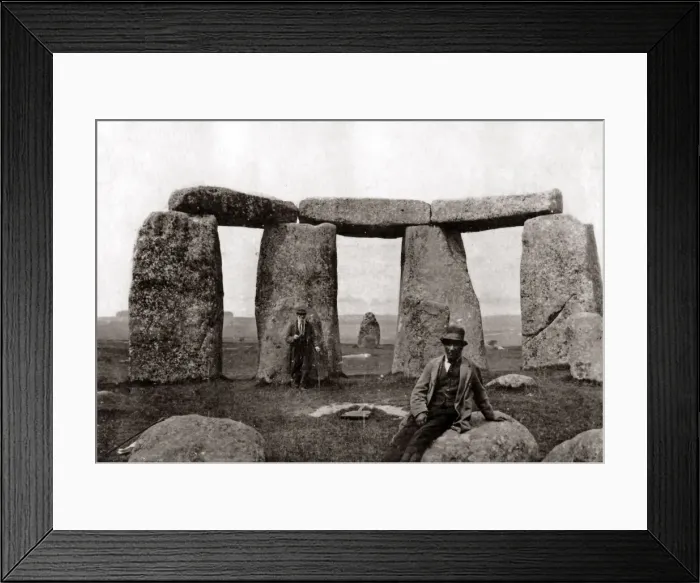 Framed Print : Stonehenge, circa 1870s. Date: circa 1870s Framed Print : Stonehenge, circa 1870s. Date: circa 1870s