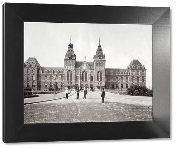 Rijksmuseum, Amsterdam, 1890s. Date: 1890s