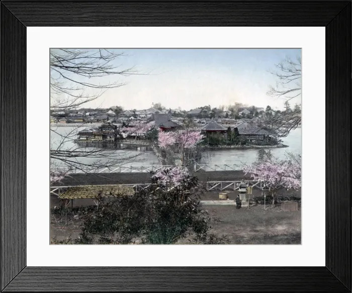 Framed Print : Ueno Park, Tokyo, Japan, circa 1880s. Date: circa 1880s Framed Print : Ueno Park, Tokyo, Japan, circa 1880s. Date: circa 1880s