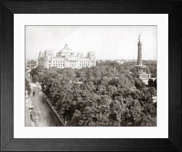 Framed Print : Reichstag, Berlin, Germany, circa 1890. Date: circa 1890 Framed Print : Reichstag, Berlin, Germany, circa 1890. Date: circa 1890