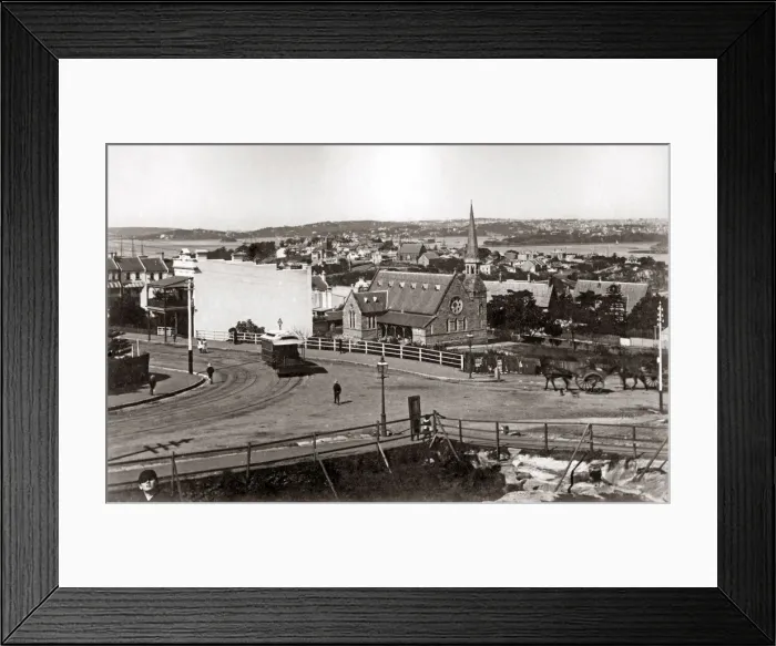 Framed Print : Naremburn, NSW, Australia, circa 1890s - St Leonards Catholic church Framed Print : Naremburn, NSW, Australia, circa 1890s - St Leonards Catholic church