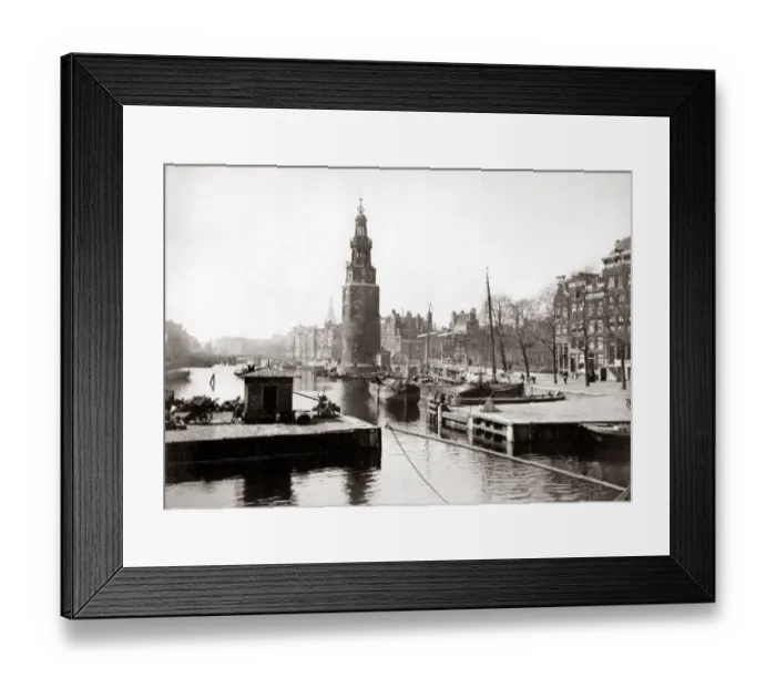 Framed Print : Mint Tower, Amsterdam, circa 1890. Date: circa 1890 Framed Print : Mint Tower, Amsterdam, circa 1890. Date: circa 1890