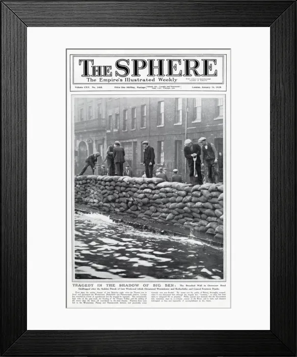 Framed Print : Tragedy in the shadow of Big Ben: The breached wall in Grosvenor Road Framed Print : Tragedy in the shadow of Big Ben: The breached wall in Grosvenor Road