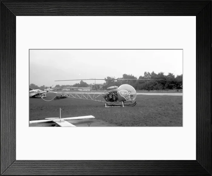 Framed Print : Agusta-Bell 47G-3B-1 HB-XBW Framed Print : Agusta-Bell 47G-3B-1 HB-XBW