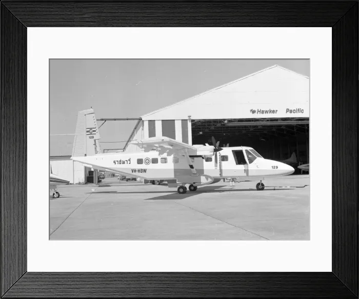 Framed Print : Royal Thai Navy - GAF Nomad 24A VH-HBW - 129 Framed Print : Royal Thai Navy - GAF Nomad 24A VH-HBW - 129