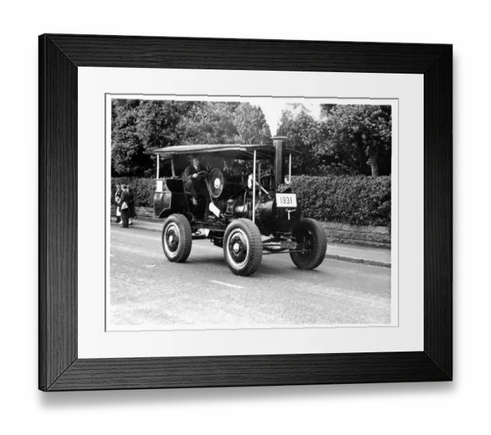 Framed Print : Foden M Type Agricultural Tractor OFU 567 Framed Print : Foden M Type Agricultural Tractor OFU 567