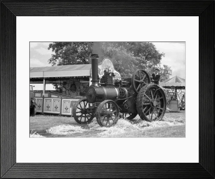 Framed Print : Burrell General Purpose Engine Old Glory EB 3056 Framed Print : Burrell General Purpose Engine Old Glory EB 3056
