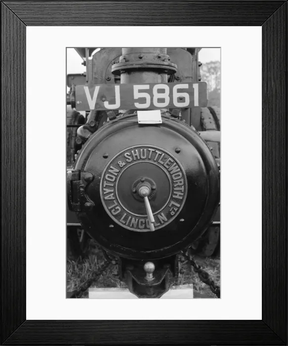 Framed Print : Clayton and Shuttleworth Tractor Apollo VJ 5861 Framed Print : Clayton and Shuttleworth Tractor Apollo VJ 5861