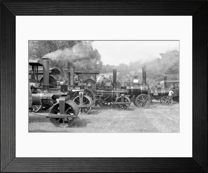 Framed Print : Steam road rollers, traction engines and a Foden Wagon Framed Print : Steam road rollers, traction engines and a Foden Wagon