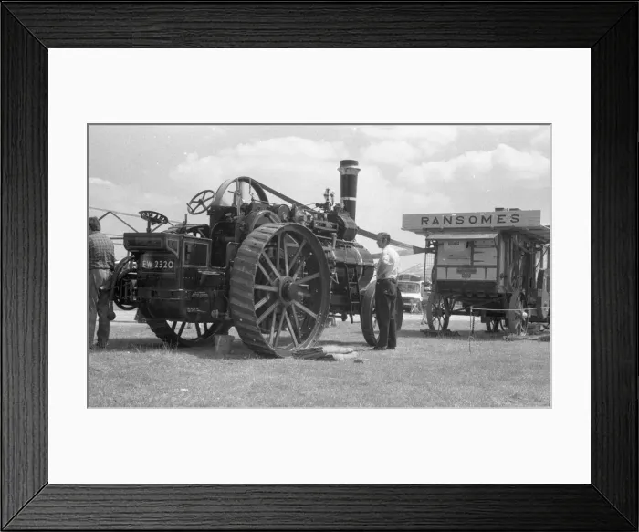 Framed Print : Ransomes Sims & Jefferies General Purpose Engine Mendip Lady Framed Print : Ransomes Sims & Jefferies General Purpose Engine Mendip Lady