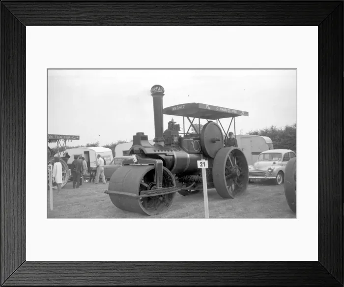 Framed Print : Allchin Road Roller NH 3417 Framed Print : Allchin Road Roller NH 3417