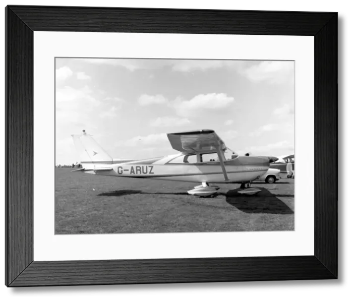 Framed Print : Cessna 175C Skylark G-ARUZ Framed Print : Cessna 175C Skylark G-ARUZ