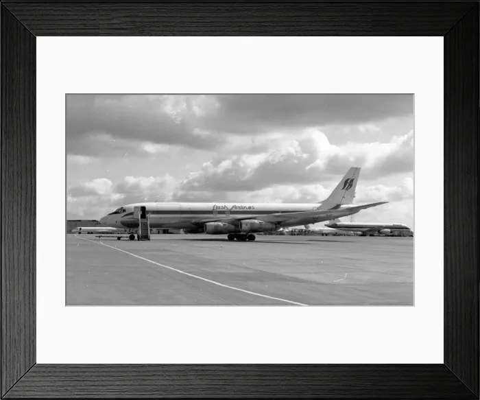 Framed Print : Douglas DC-8 5N-ATY Framed Print : Douglas DC-8 5N-ATY