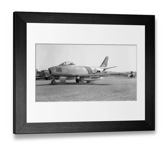 Framed Print : United States Air Force - North American F-86F-1-NA Sabre Framed Print : United States Air Force - North American F-86F-1-NA Sabre
