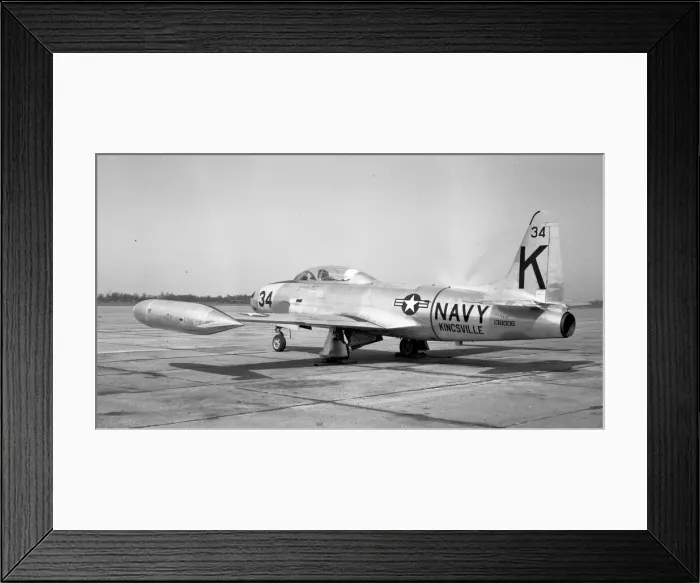 Framed Print : United States Navy - Lockheed TV-2 138006 Framed Print : United States Navy - Lockheed TV-2 138006