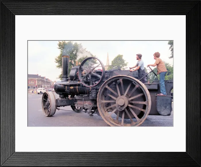 Framed Print : Fowler Ploughing Engine 14383, Prince