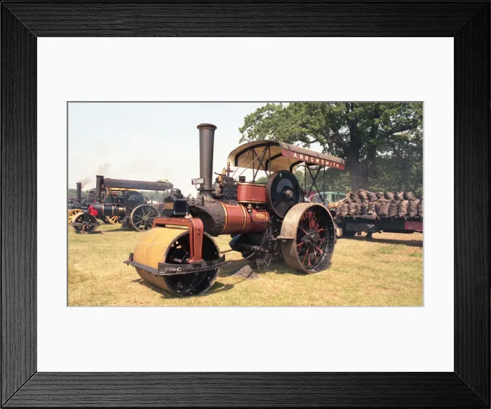 Framed Print : Fowler Road Roller 19049, Bacchus Framed Print : Fowler Road Roller 19049, Bacchus
