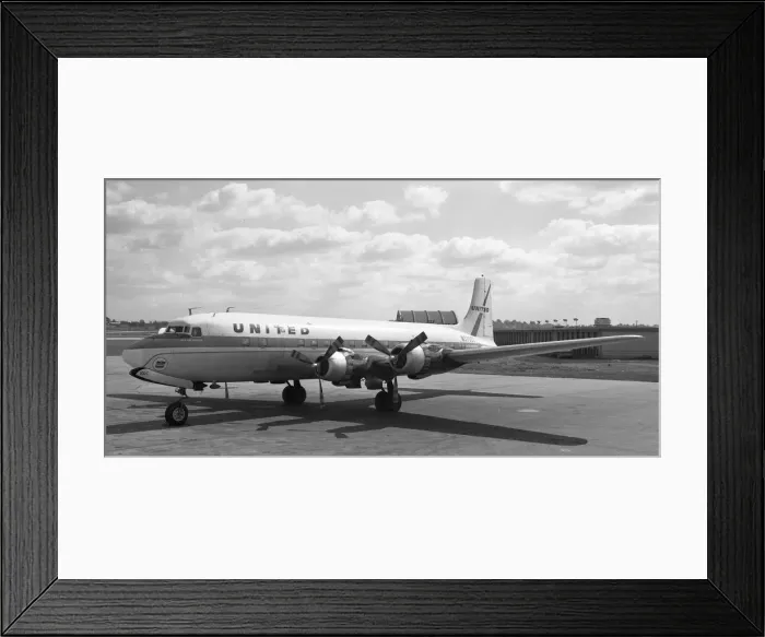 Framed Print : Douglas DC-6B N37557 Framed Print : Douglas DC-6B N37557