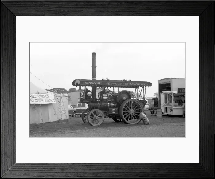 Framed Print : Fowler Showmans Tractor 14798, Firefly Framed Print : Fowler Showmans Tractor 14798, Firefly