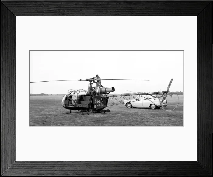 Framed Print : Sud-Aviation SE. 3130 Alouette II F-BLOP Framed Print : Sud-Aviation SE. 3130 Alouette II F-BLOP