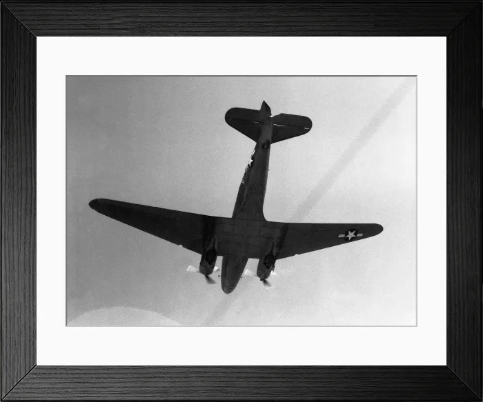 Framed Print : United States Army Air Force - Douglas C-47 Skytrain Framed Print : United States Army Air Force - Douglas C-47 Skytrain