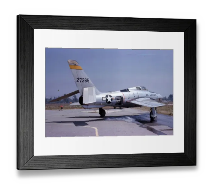 Framed Print : Air National Guard - Republic RF-84K Thunderflash Framed Print : Air National Guard - Republic RF-84K Thunderflash