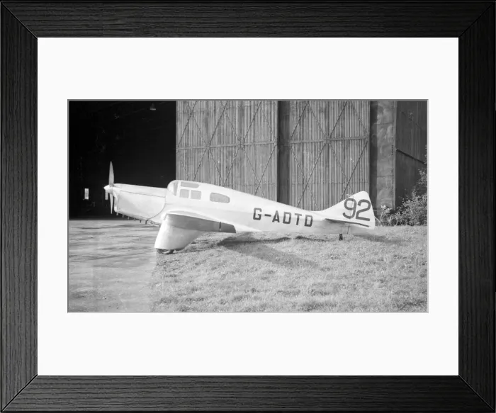 Framed Print : Miles M. 3D Falcon G-ADTD