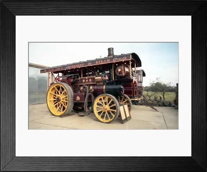 Framed Print : Fowler Showmans Road Locomotive 14862, Evening Star Framed Print : Fowler Showmans Road Locomotive 14862, Evening Star