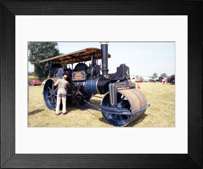 Framed Print : Aveling and Porter BS class Road Roller Rosie the Cider Girl Framed Print : Aveling and Porter BS class Road Roller Rosie the Cider Girl