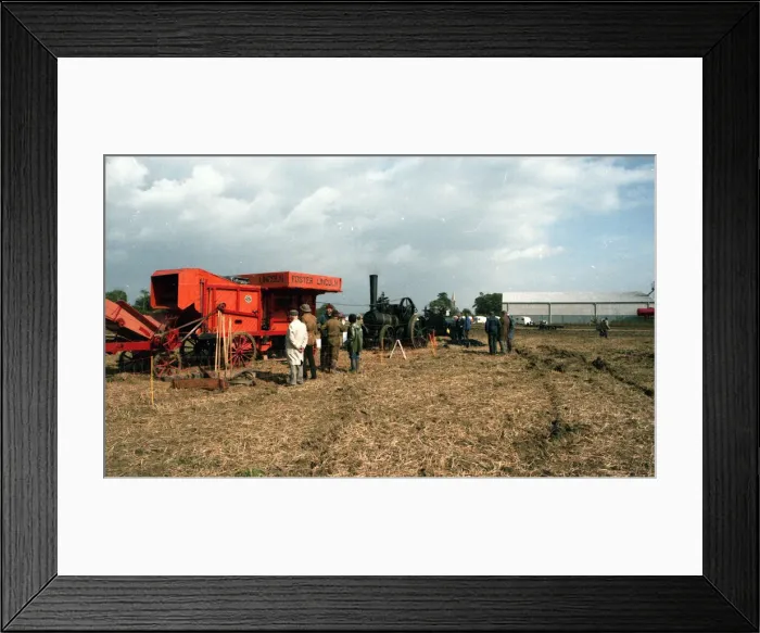 Framed Print : Foster General Purpose Engine 14422 with threshing machine Framed Print : Foster General Purpose Engine 14422 with threshing machine