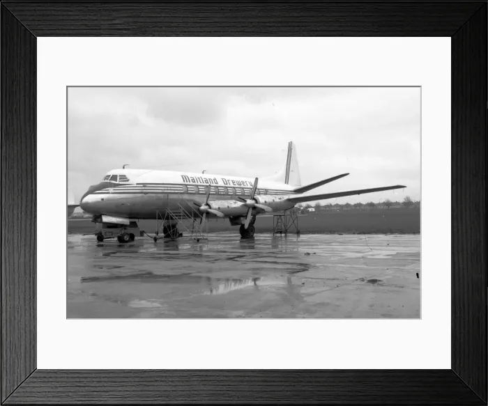 Framed Print : Vickers Viscount 708 G-ARER Framed Print : Vickers Viscount 708 G-ARER