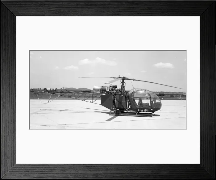 Framed Print : Sud-Aviation SE. 3130 Alouette II F-WIPI Framed Print : Sud-Aviation SE. 3130 Alouette II F-WIPI