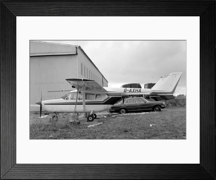 Framed Print : Cessna 337A Super Skymaster G-AXHA Framed Print : Cessna 337A Super Skymaster G-AXHA