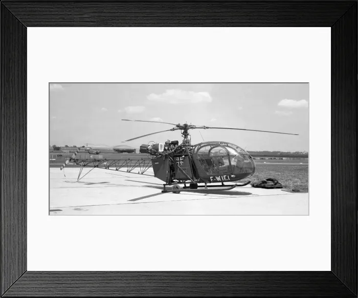 Framed Print : Bundesheer - Sud Aviation SE. 3130 Alouette II F-WIEI