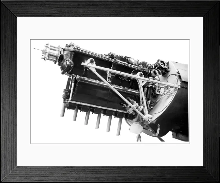 Framed Print : Phillips and Powis T. 1-37 Gipsy Six engine installation Framed Print : Phillips and Powis T. 1-37 Gipsy Six engine installation